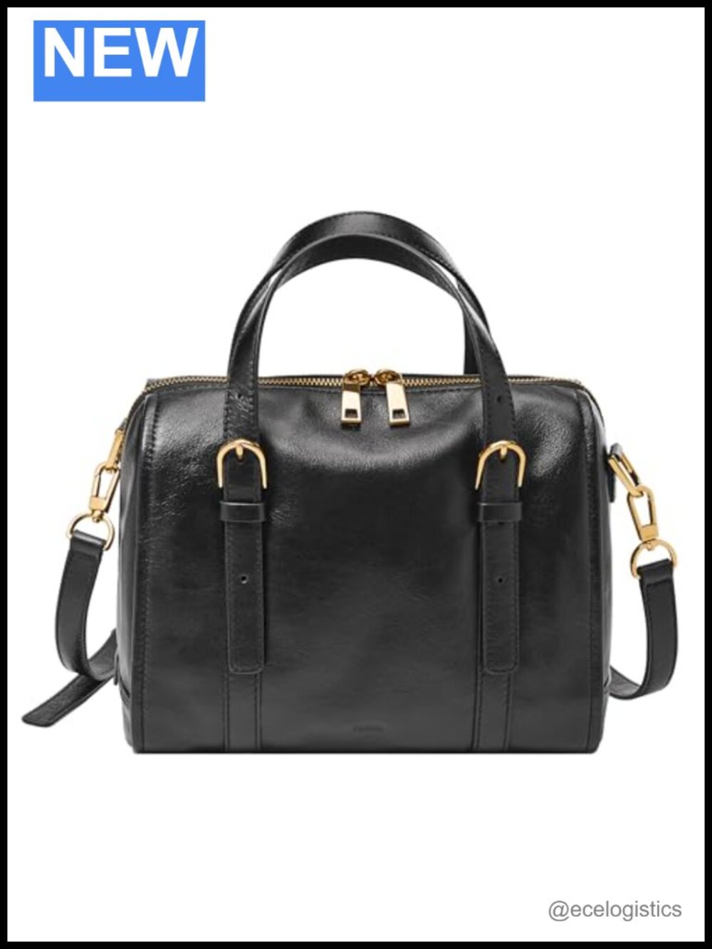 Women's Leather Satchel Handbag Crossbody Adjustable Strap